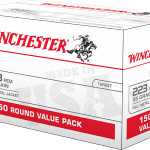 Winchester USA .223 Rem 55gr Full Metal Jacket - 150 Rounds Value Pack 020892224988