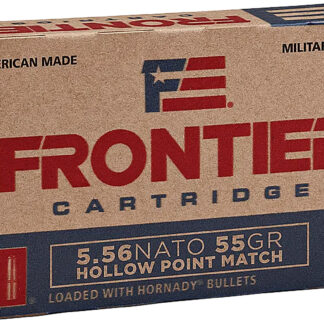 Frontier 5.56x45mm NATO 55gr HP Match Rifle Ammo - 20 Rounds 090255711479