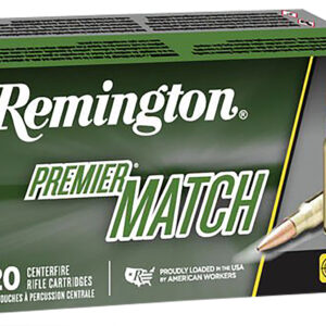 Remington Premier Match .223 Rem 77gr BTHP Ammo - 20 Rounds 047700391304