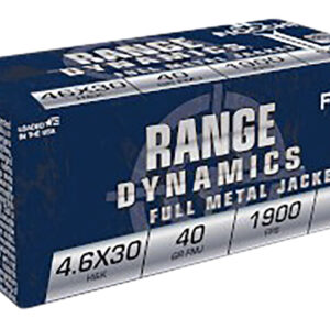 Fiocchi 4.6x30mm H&K 40gr FMJ Range Dynamics - 50 Rounds 762344706061