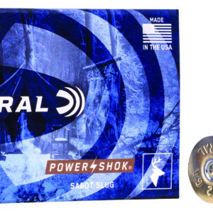 Federal F127SS2 Power-Shok Shotshell 12Gauge 2.75" 1oz SabotSlug Shot 5 Per Box/50 Case 029465027377