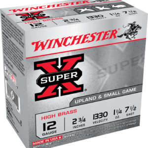 Winchester Super X Game Load - High Brass 12 Gauge Shotshells | 2.75" | 1 1/4 oz | 7.5 Shot | 25 Rounds** ** 020892000193