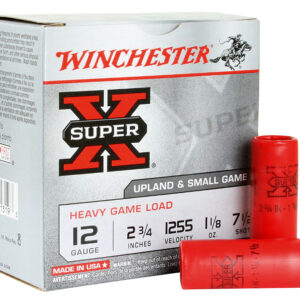 Winchester Ammo XU12H7 Super X Heavy Game Load 12Gauge 2.75" 1 1/8oz 7.5Shot 25 Per Box/10 Case 020892013193