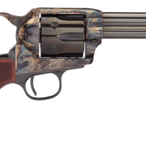 Taylors & Company Runnin Iron .45 Colt Handgun with 4.75" Blued Barrel, 6-Round Capacity, Color Case Hardened Steel Frame, and Checkered Walnut Grip 839665008799