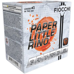 ** Fiocchi Little Rino Extrema 12 Gauge Target Load" | 1 1/8oz 7.5 Shot | 25 Rounds per Box (10 Boxes per Case) ** 762344710419