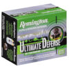 ** Remington Ultimate Defense 40 S&W 180gr Brass Jacketed Hollow Point Handgun Ammo - 20 Rounds per Box, 25 Boxes per Case

** 047700419008