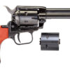 Heritage Manufacturing Rough Rider RR22MB4 .22 LR/.22 WMR 6-Shot Revolver, 4.75" Black Steel Barrel, Black Zinc Alloy Frame, Cocobolo Grip, Hammer/Thumb Safety 727962500217