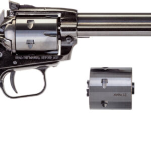 Heritage Manufacturing Rough Rider RR22MB6AS .22 LR/.22 WMR 6-Shot Revolver with 6.5" Black Barrel and Cocobolo Grips 727962500392