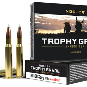 Nosler Trophy Grade 30-06 Springfield 180gr AccuBond - 20 Rounds per Box 054041461344