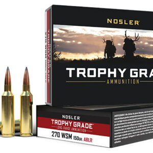 Nosler Trophy Grade Long-Range 270 WSM 150gr AccuBond Spitzer - 20 Rounds per Box 054041601146