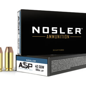 Nosler 40S&W 180gr Jacketed Hollow Point Ammo - 50 Rounds 054041512121