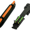 HiViz C4001 C-Series Magnetic Turkey/Deer Sight Set  Black | Orange Fiber Optic Front Sight Green Fiber Optic Rear Sight
