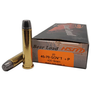 HSM Bear Load 45-70 Gov 430gr RNFP Ammo - 20 Rounds 837306003592