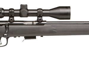 Savage Arms 91806 93 FXP 22 WMR Caliber with 5+1 Capacity, 21" Barrel, Matte Black Metal Finish & Matte Black Synthetic Stock Right Hand (Full Size) Includes 3-9x40mm Scope