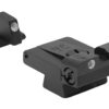 Meprolight USA 215163101 Tru-Dot Sight Set Green Tritium/Black Frame Fits HK USP, Post Mount