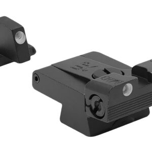 Meprolight USA 215163101 Tru-Dot Sight Set Green Tritium/Black Frame Fits HK USP, Post Mount