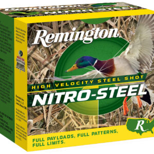 ** Remington Nitro-Steel High Velocity 12 Gauge Shotgun Shells" | 1.5 oz | 2 Shot | 25 Rounds ** 047700517803