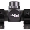 Aim sports jtm432b tactical compact black anodized 4x 32mm 1" tube mil-dot reticle