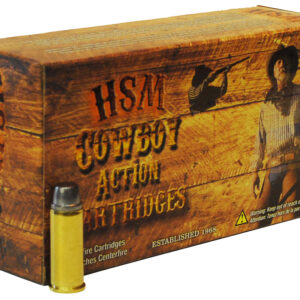 HSM 44S1N Cowboy Action .44 S&W Spl 240gr SWC ammunition box