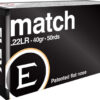 ** ELEY MATCH .22 LR 40GR EPS Ammunition - 50 Rounds per Box, 100 Boxes per Case

** 650911011000