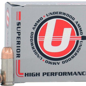 ** Underwood 9mm Luger +P+ 124gr Jacketed Hollow Point Ammo - 20 Rounds per Box, 10 Boxes per Case

** 816874020361