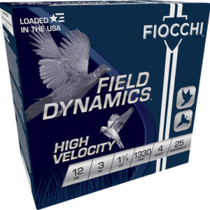FIOCCHI 12GA 3" 1/4OZ #4FPS 25RD 10BX/CS 762344705477