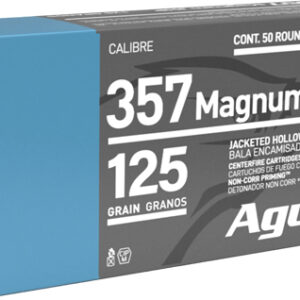 Aguila .357 Mag 125gr JHP Handgun Ammo - 50 Rounds 640420016726