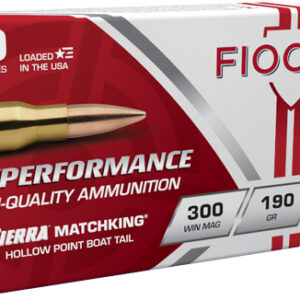 Fiocchi 300 Win Mag 190gr HPBT Rifle Ammo - 20 Rounds