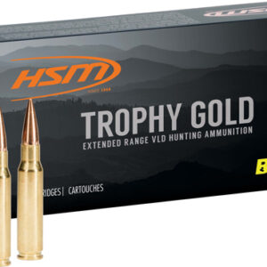 HSM Trophy Gold .338 Lapua Magnum - 300gr Berger OTM - 20 Rounds per Box 810742021917