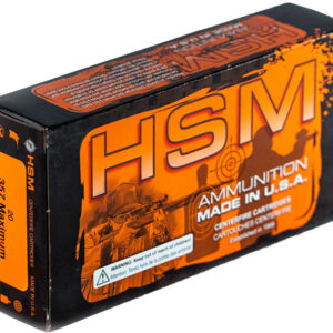 HSM 357 Maximum 158gr JHP Rifle Ammo - 20 Rounds 810742027414