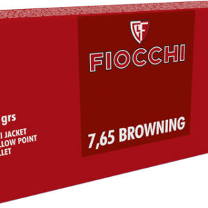 Fiocchi 7.65 Browning 60 Grain Jacketed Hollow Point Ammo - 50 Rounds per Box**

**Product 762344034102