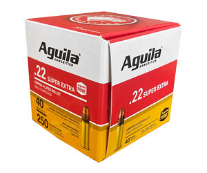 Aguila .22LR High Velocity Soft Point 40gr - 250 Rounds 640420013114