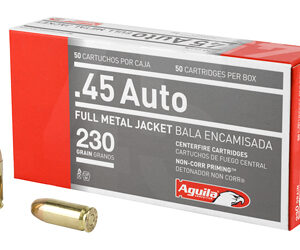 Aguila .45 ACP 230gr FMJ Handgun Ammo - 50 Rounds 640420003078