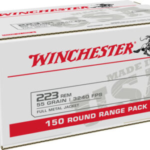 Winchester USA .223 Rem 55gr FMJ 600rd Case Lot Ammo 020892224995