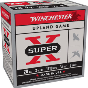 ** Winchester Super-X 20 Gauge Shotgun Shells" 7/8 oz #8 Rounds ** 020892013445
