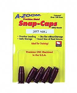 AZOOM Snap Caps .357 SIG - 5 Pack Training Rounds 666692151590