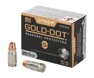 CCI Gold Dot 357 SIG 125gr Hollow Point Ammo - 20 Rounds 604544647259