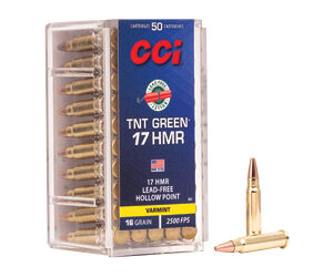 CCI 17 HMR 16 Grain TNT Green Ammunition - 50 Rounds**

** 076683009517