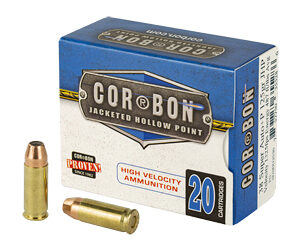 ** CORBON .38 Super +P 125 Grain Jacketed Hollow Point (JHP) - 20 Rounds per Box

** 757750355286