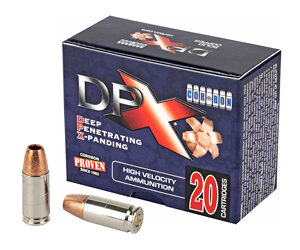 ** CORBON DPX 9MM+P 115GR Solid Copper Handgun Ammunition - 20 Rounds per Box

** 757750900905