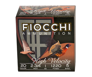 FIOCCHI 20GA #5 HV LEAD HUNT 25/250 762344700953