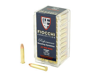 Per Round – ** Fiocchi 22WMR 40GR FMJ Rimfire Ammunition - 50 Rounds for Small Game Hunting

** 762344710068