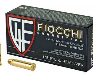 Fiocchi 38 Special 130 Grain Full Metal Jacket Ammunition - 50 Rounds per Box**

** 762344705101
