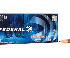 Federal 300 Blackout 120gr Power-Shok SP Rifle Ammo - 20 Rounds 604544627756