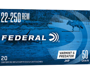 Federal American Eagle .22-250 Remington 50 Grain JHP - 20 Rounds 029465063962