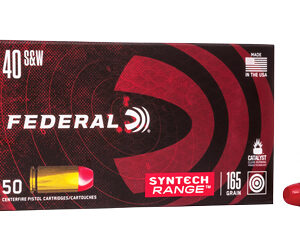 Federal Syntech .40 S&W 165gr Total Synthetic Jacket Ammo 50ct 604544617412