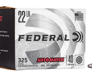Federal Champion .22LR 40 Grain Solid Rimfire Ammo - 325 Rounds Bulk Pack**

** 029465057350