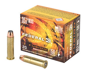 Fusion 357 Magnum 158 Grain Handgun Ammo - 20 Rounds 029465098377