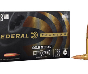Federal Gold Medal .308 Win 168gr OTM Rifle Ammo - 20 Rounds 604544685152