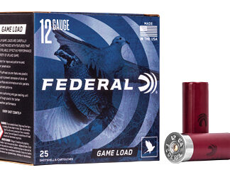 Federal Game Load 12GA 2 3/4" #8 Shotgun Shells 25/Box 029465025885